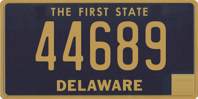 DE license plate 44689