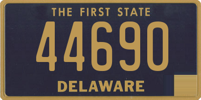 DE license plate 44690