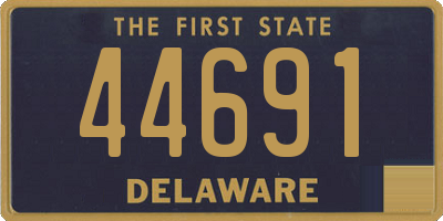 DE license plate 44691