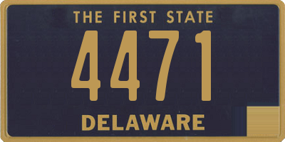 DE license plate 4471
