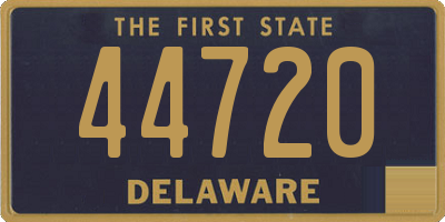DE license plate 44720