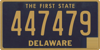 DE license plate 447479