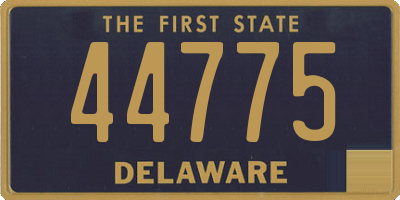 DE license plate 44775