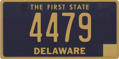 DE license plate 4479