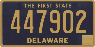 DE license plate 447902