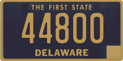 DE license plate 44800