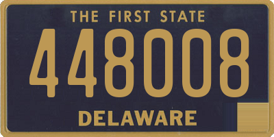 DE license plate 448008