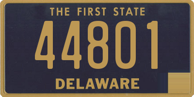 DE license plate 44801