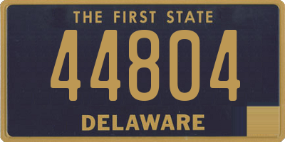 DE license plate 44804