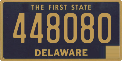 DE license plate 448080