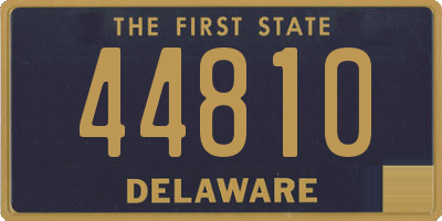 DE license plate 44810