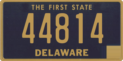 DE license plate 44814