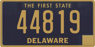 DE license plate 44819