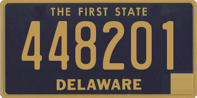 DE license plate 448201