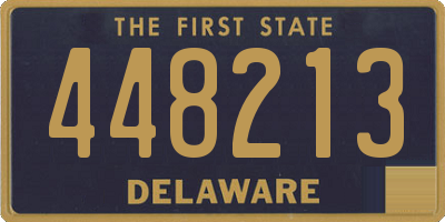 DE license plate 448213