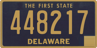 DE license plate 448217
