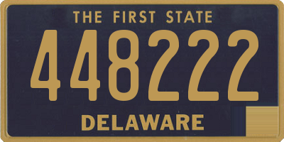 DE license plate 448222