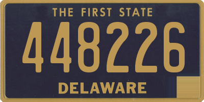 DE license plate 448226