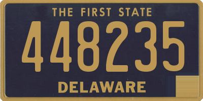 DE license plate 448235