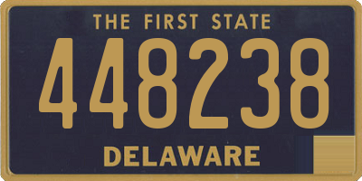 DE license plate 448238