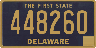 DE license plate 448260