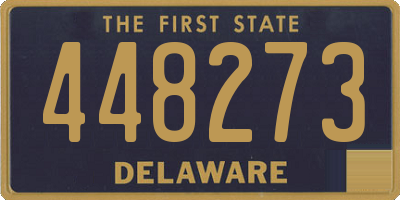 DE license plate 448273