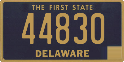 DE license plate 44830