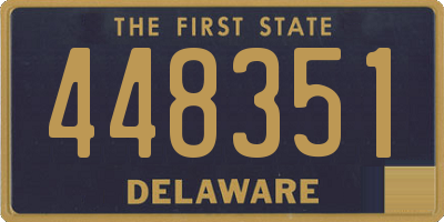 DE license plate 448351