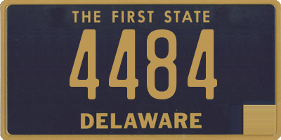 DE license plate 4484