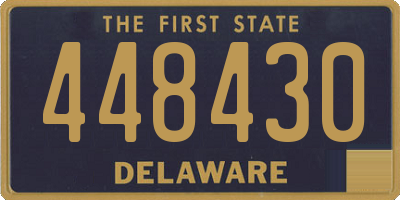 DE license plate 448430