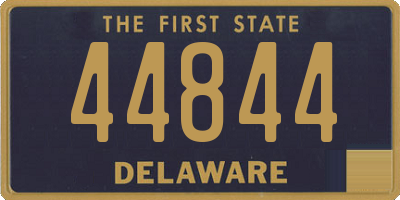 DE license plate 44844