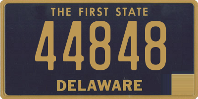 DE license plate 44848