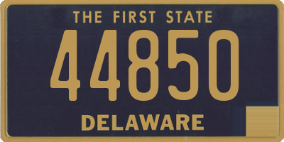 DE license plate 44850