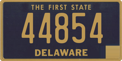 DE license plate 44854