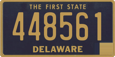 DE license plate 448561