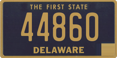 DE license plate 44860