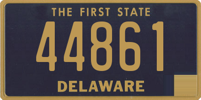 DE license plate 44861
