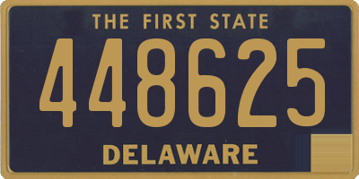 DE license plate 448625