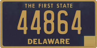 DE license plate 44864