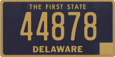 DE license plate 44878