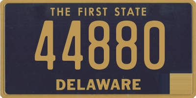 DE license plate 44880