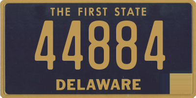 DE license plate 44884
