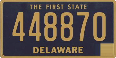 DE license plate 448870