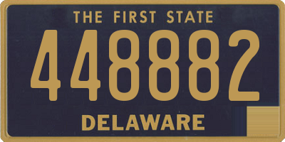 DE license plate 448882