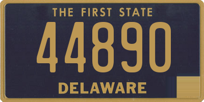 DE license plate 44890