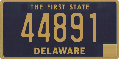 DE license plate 44891