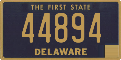 DE license plate 44894