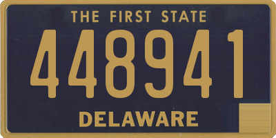 DE license plate 448941