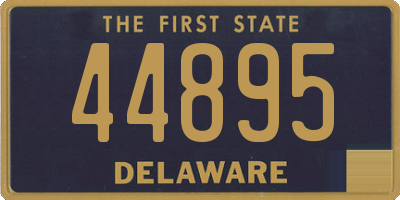 DE license plate 44895