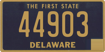 DE license plate 44903